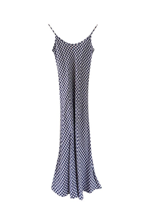 Vichy print nightgown