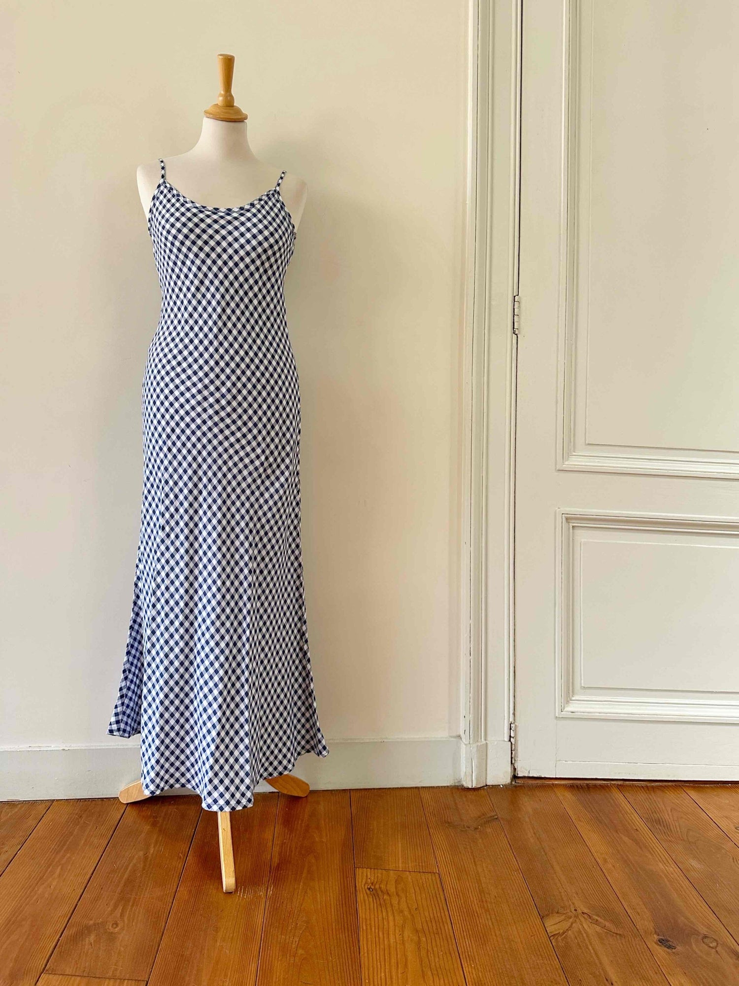 Vichy print nightgown