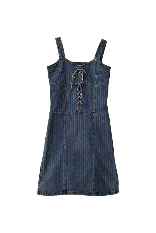 90's denim dress