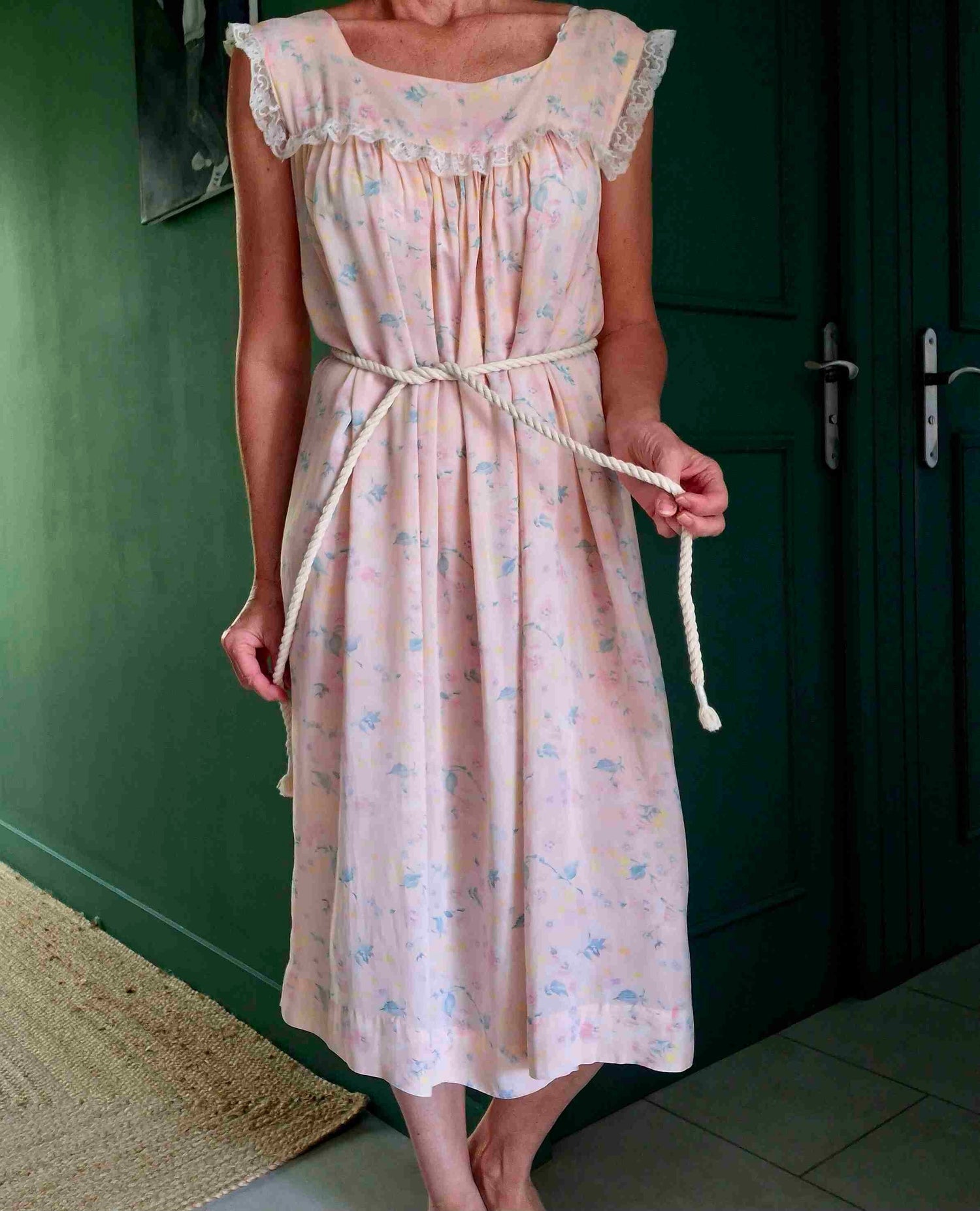 Silk nightgown