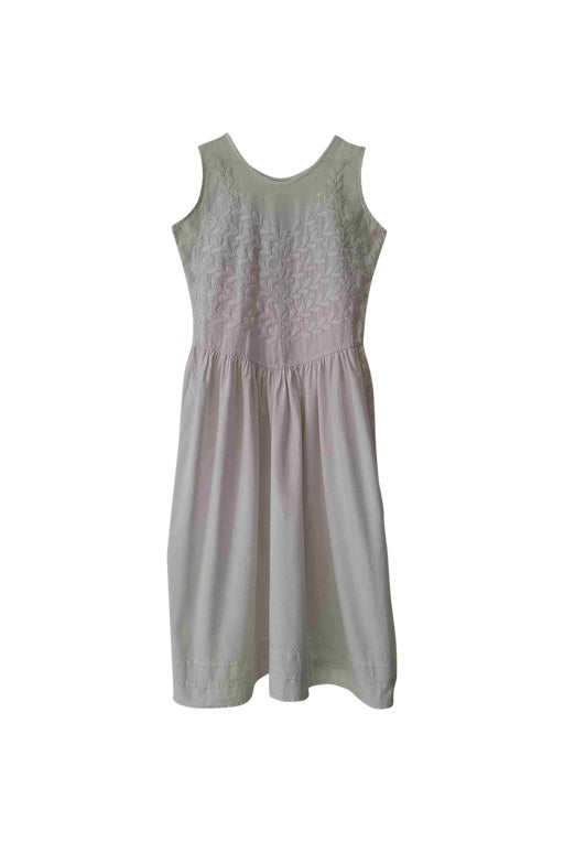 Embroidered cotton dress