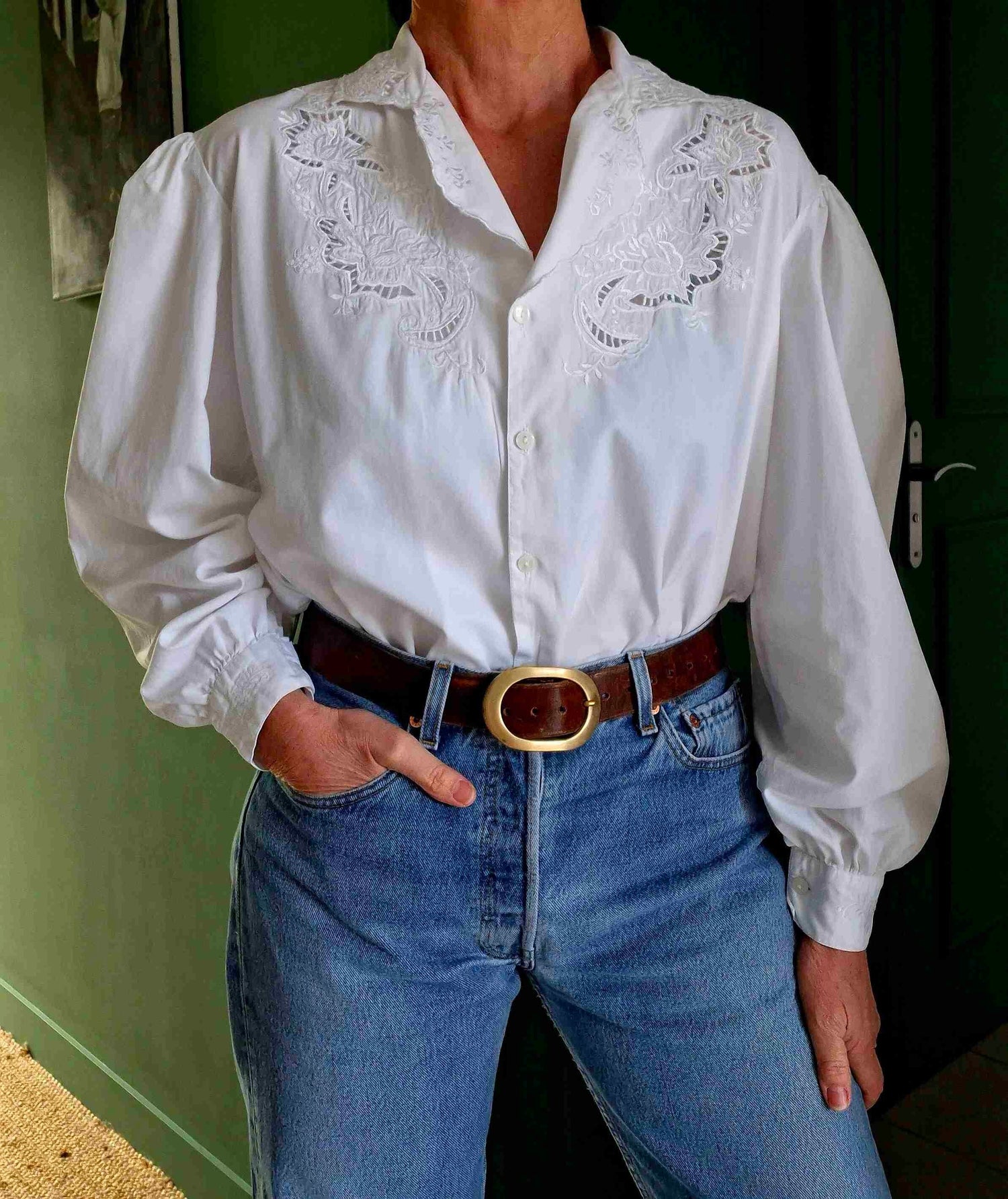 Embroidered blouse
