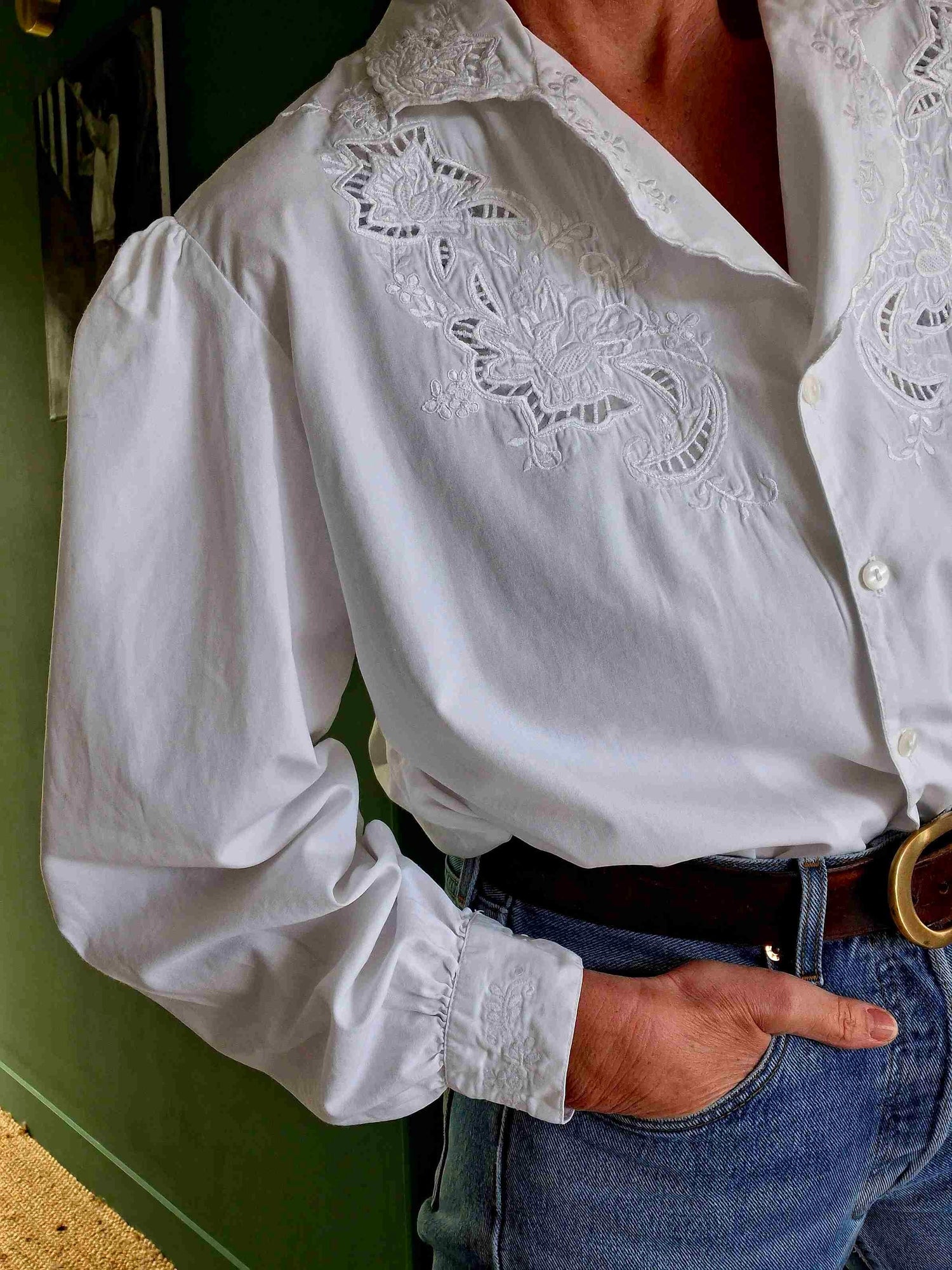 Embroidered blouse