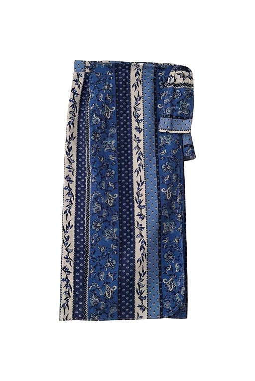 Provençal wrap skirt