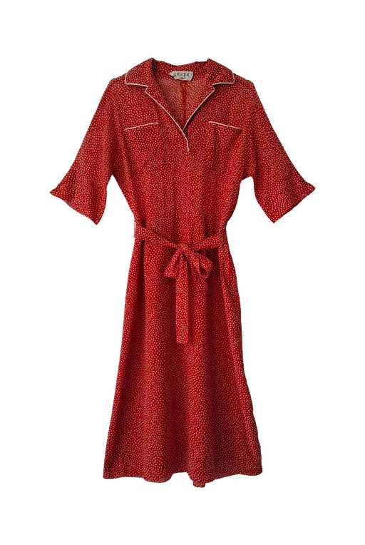 90's polka dot dress