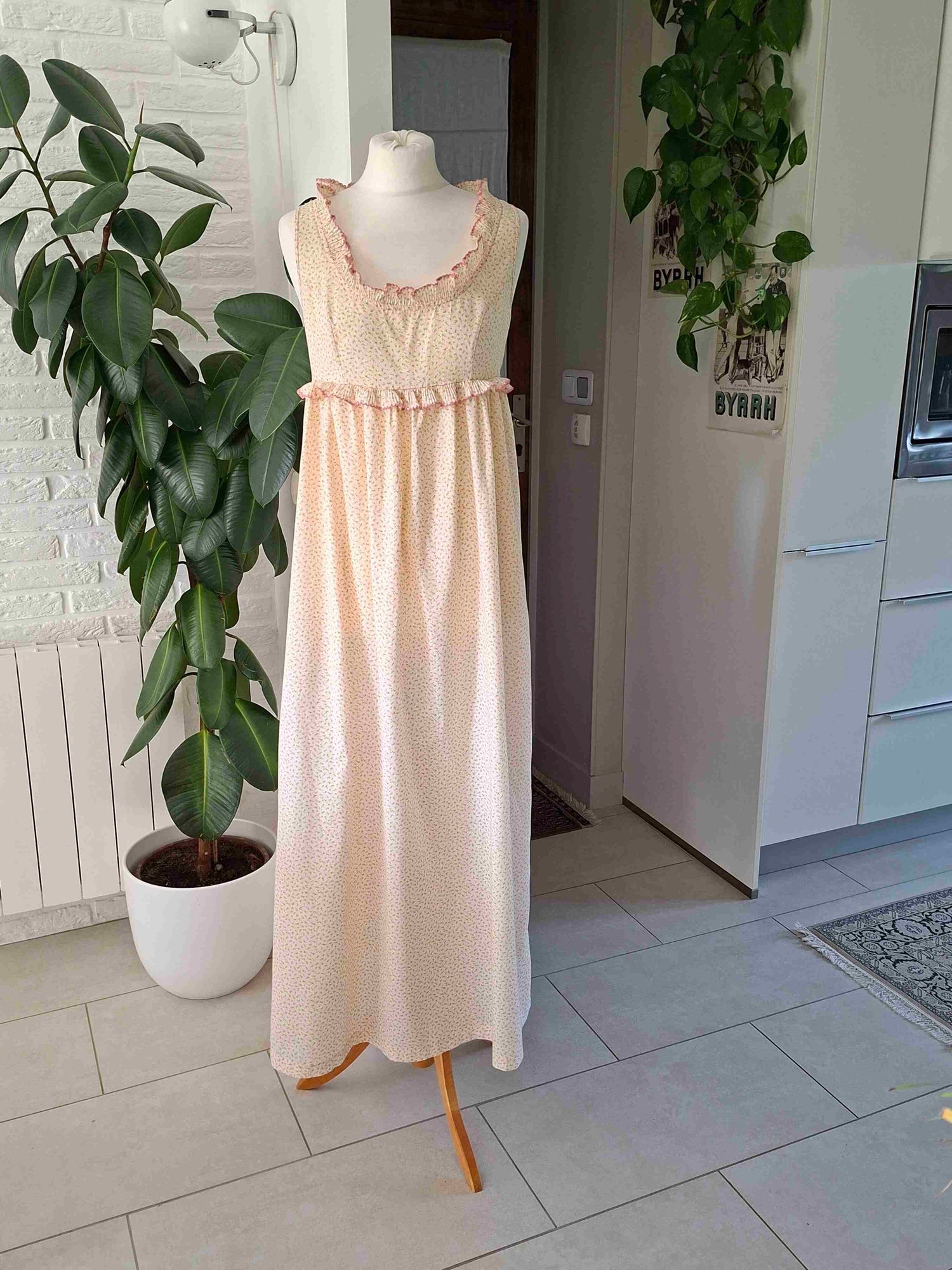 Floral print nightgown