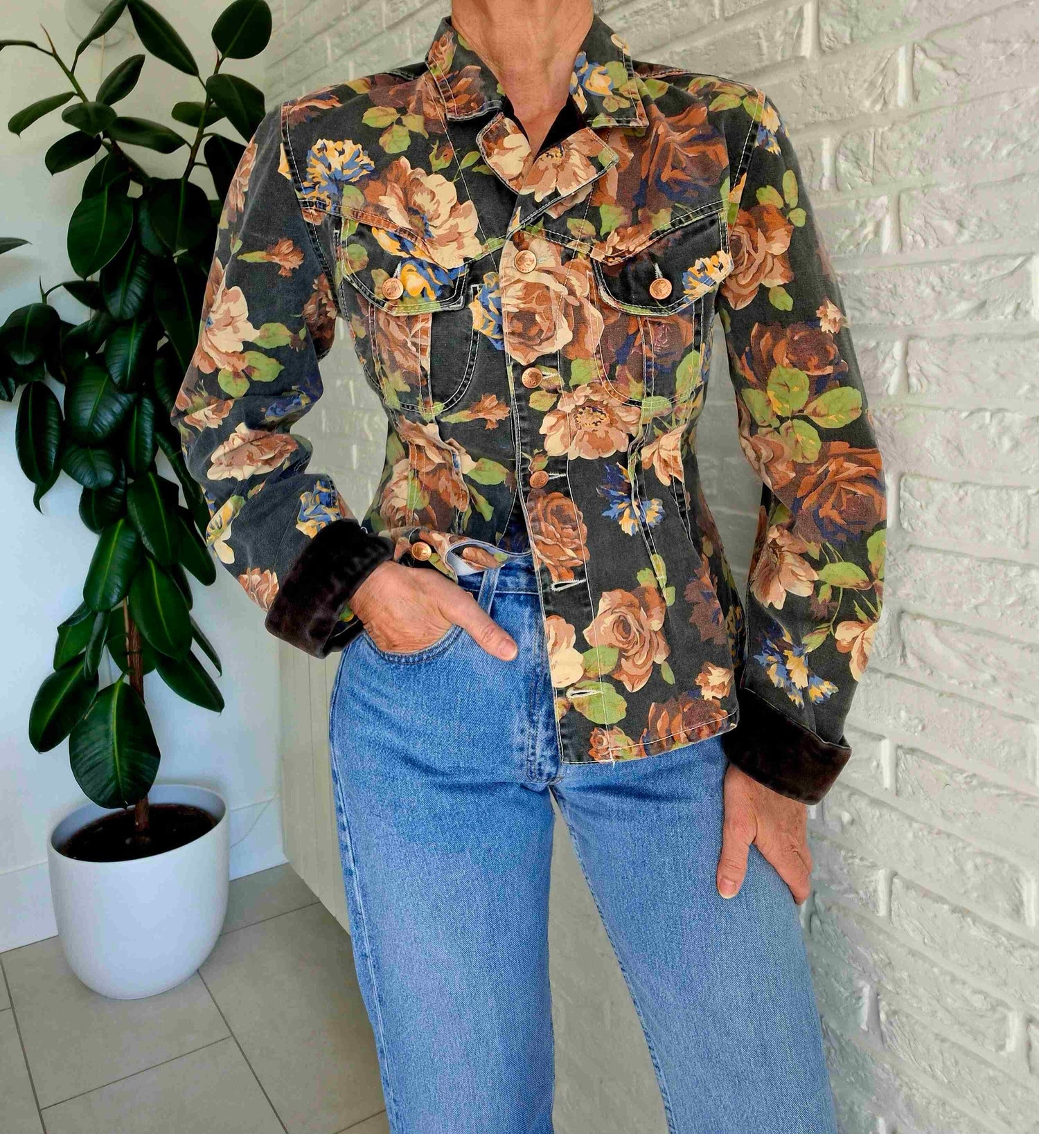 Veste à fleurs Kenzo