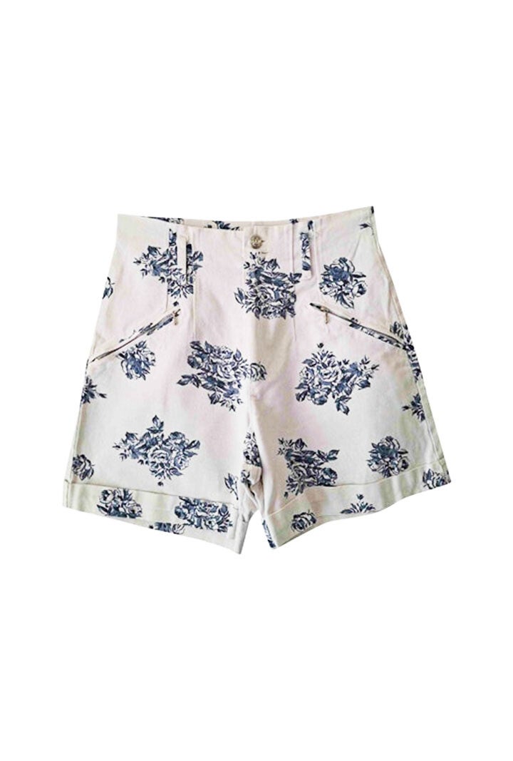 Short à fleurs
