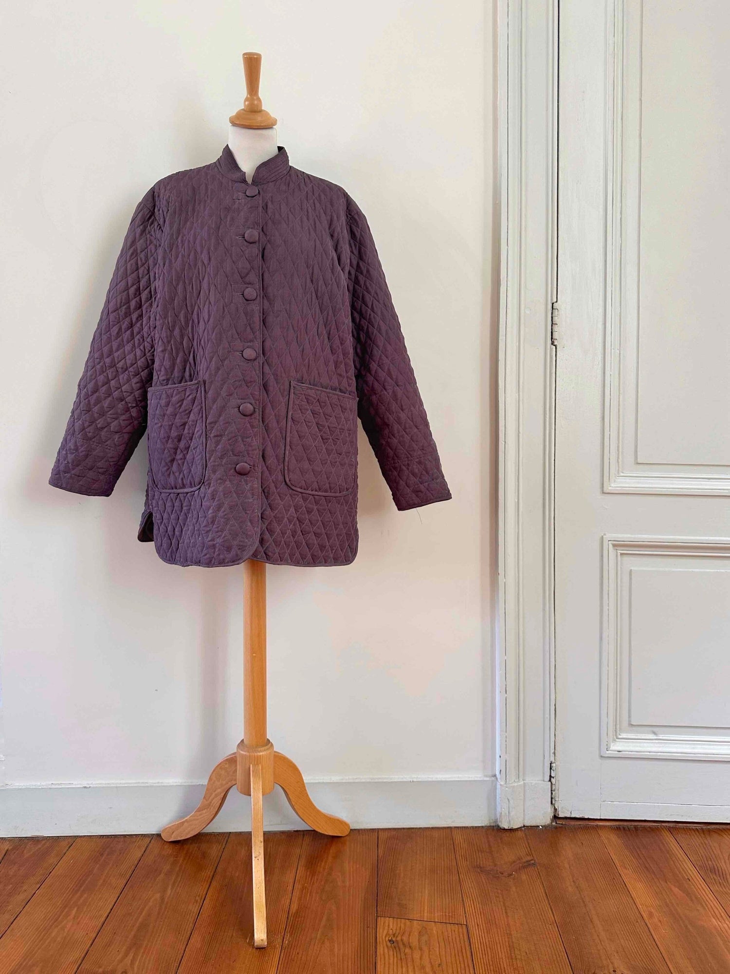 Veste matelassée en soie