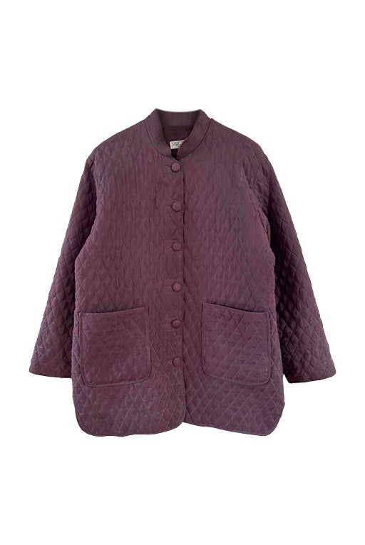 Veste matelassée en soie