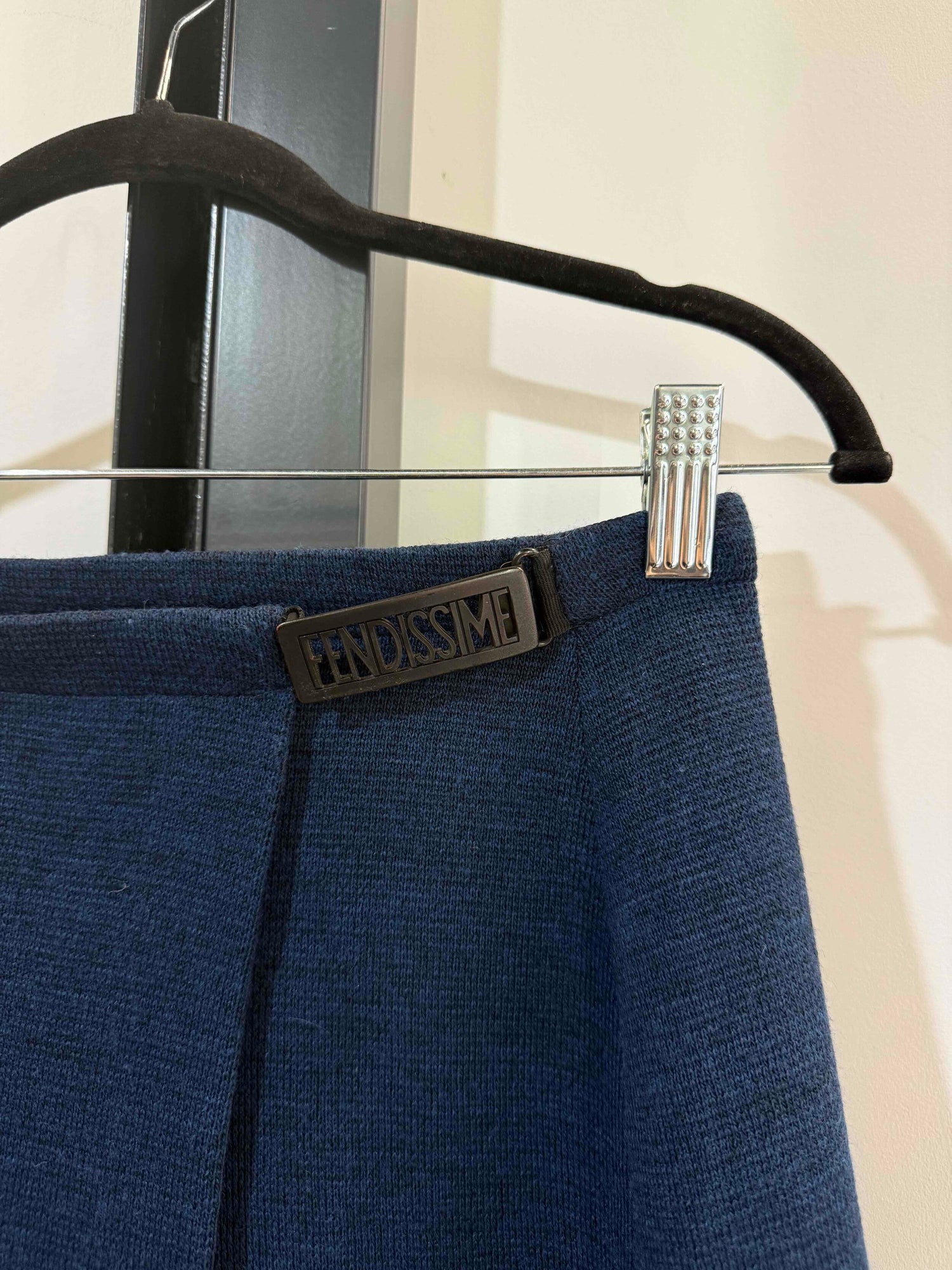 Jupe portefeuille en laine