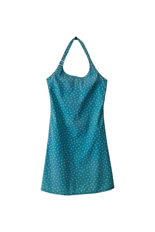 Backless polka dot dress