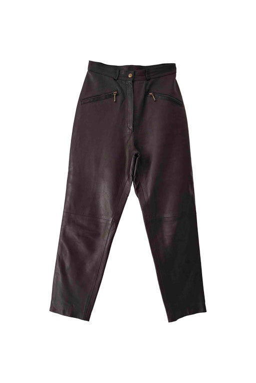Pantalon en cuir