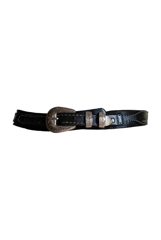 Ceinture western en cuir