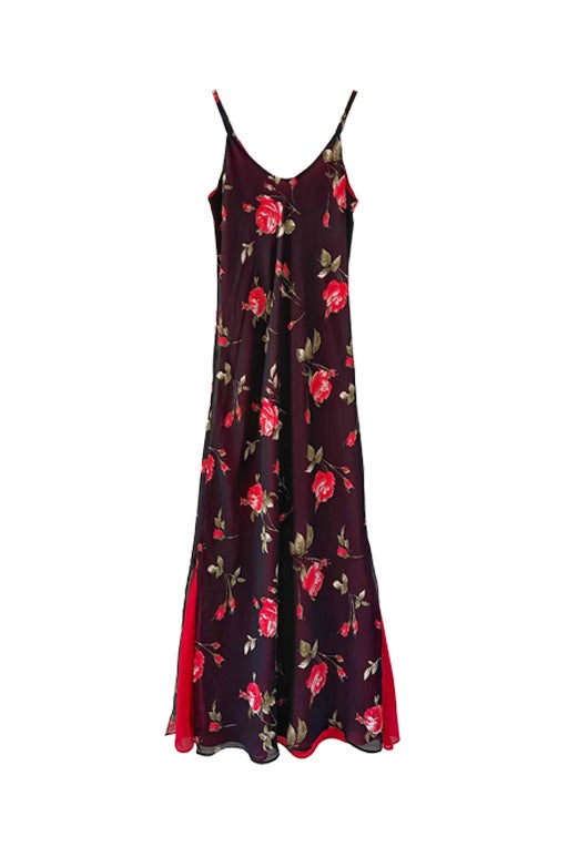Floral print nightgown