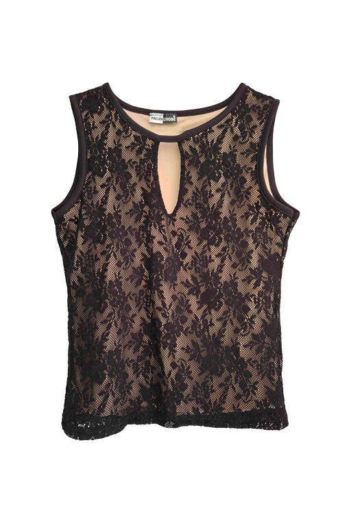 Top en dentelle 90's