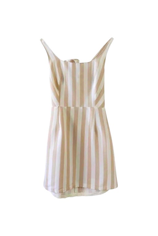 Striped cotton dress