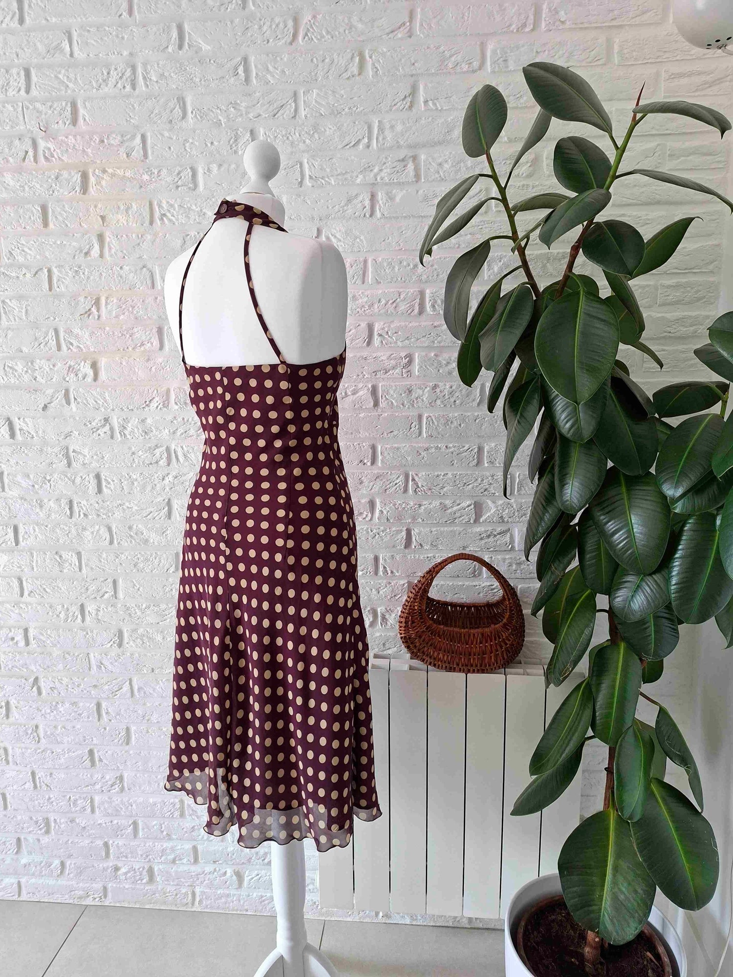 90's polka dot dress