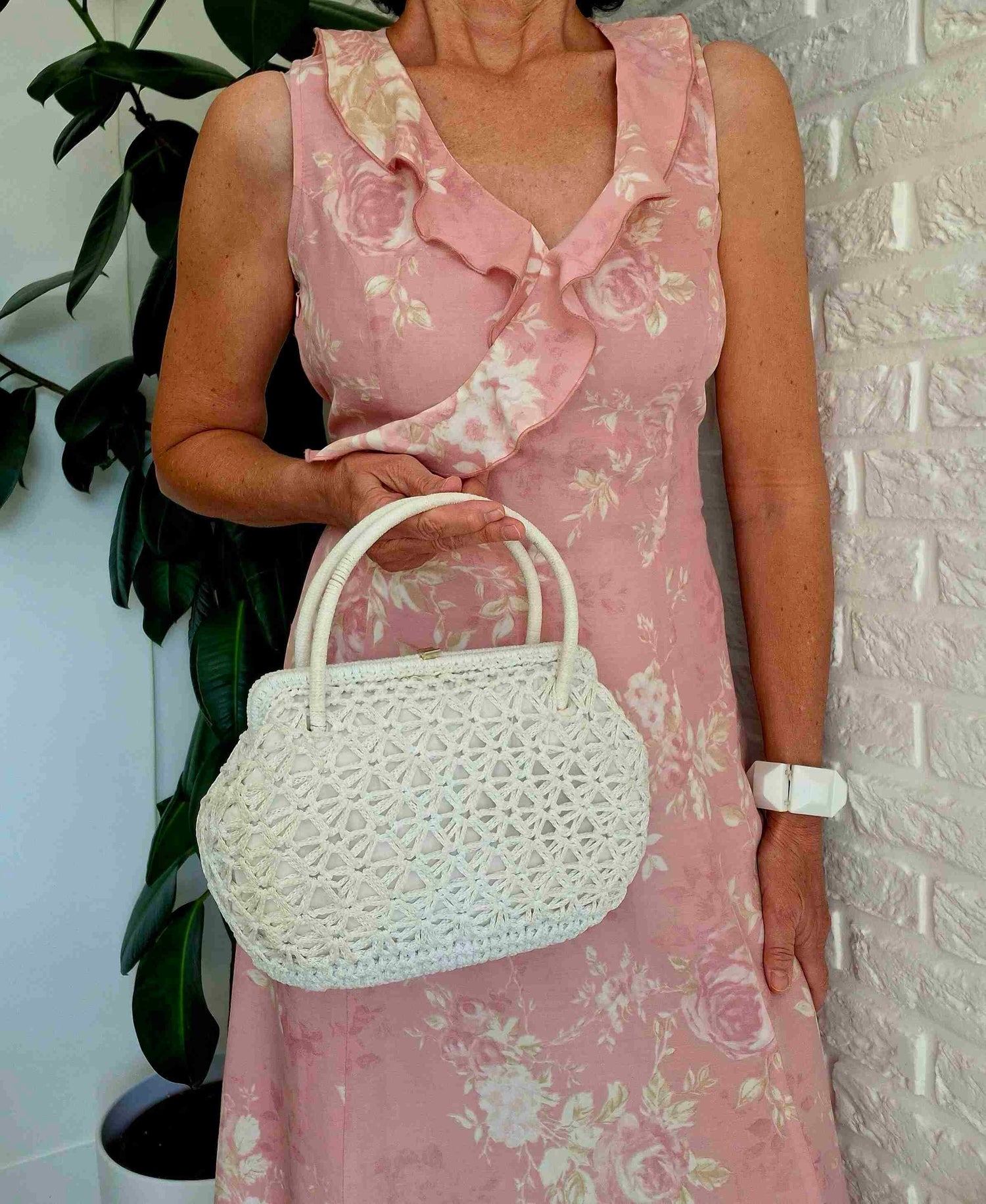 Woven handbag