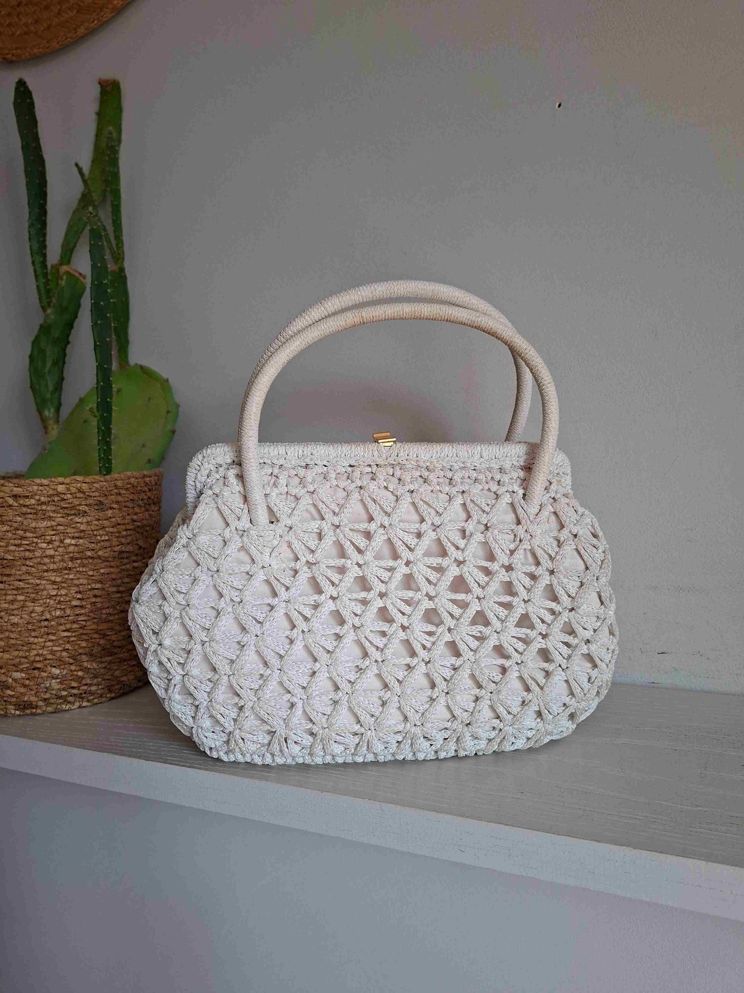 Woven handbag