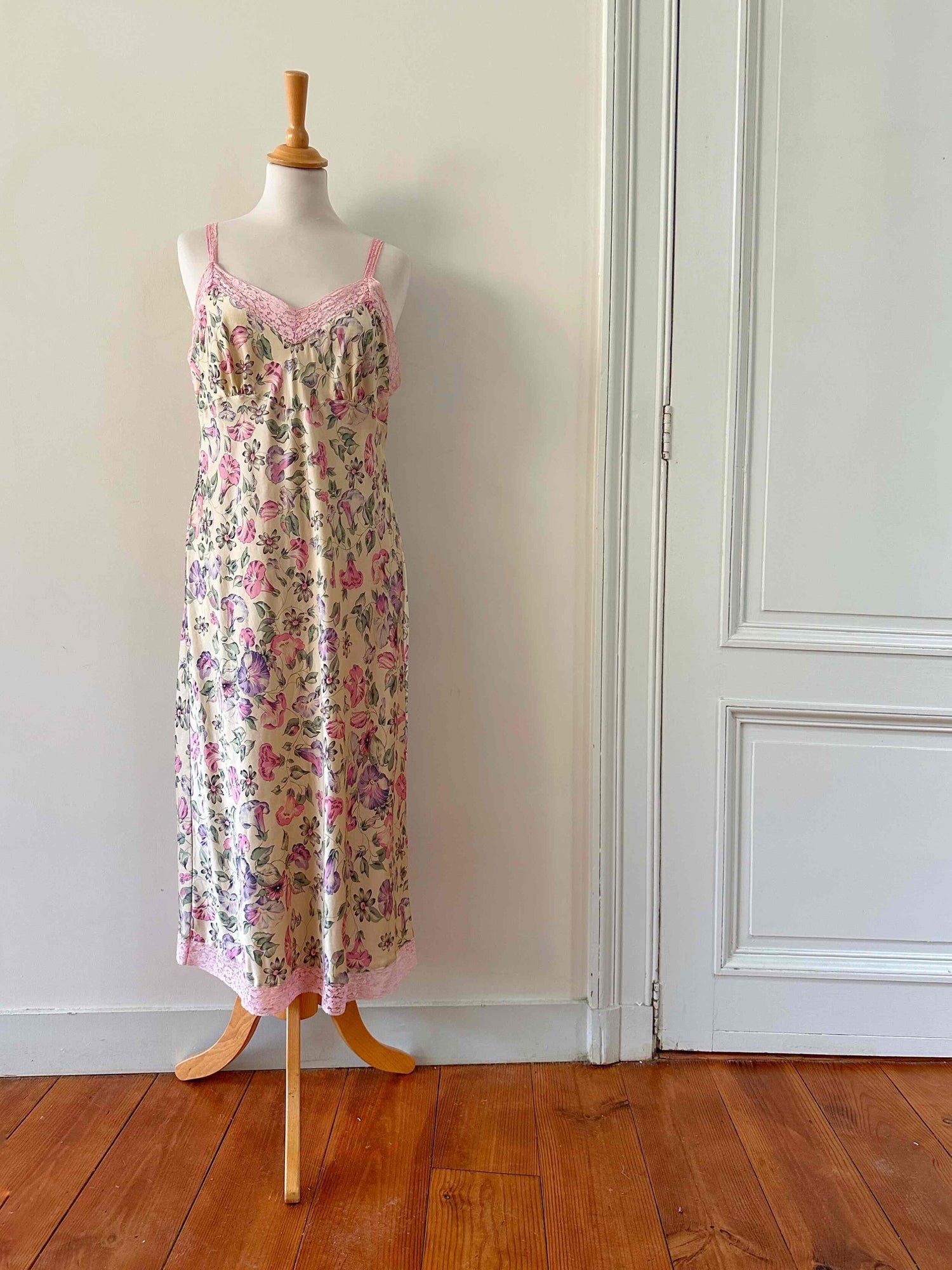 Robe nuisette en soie