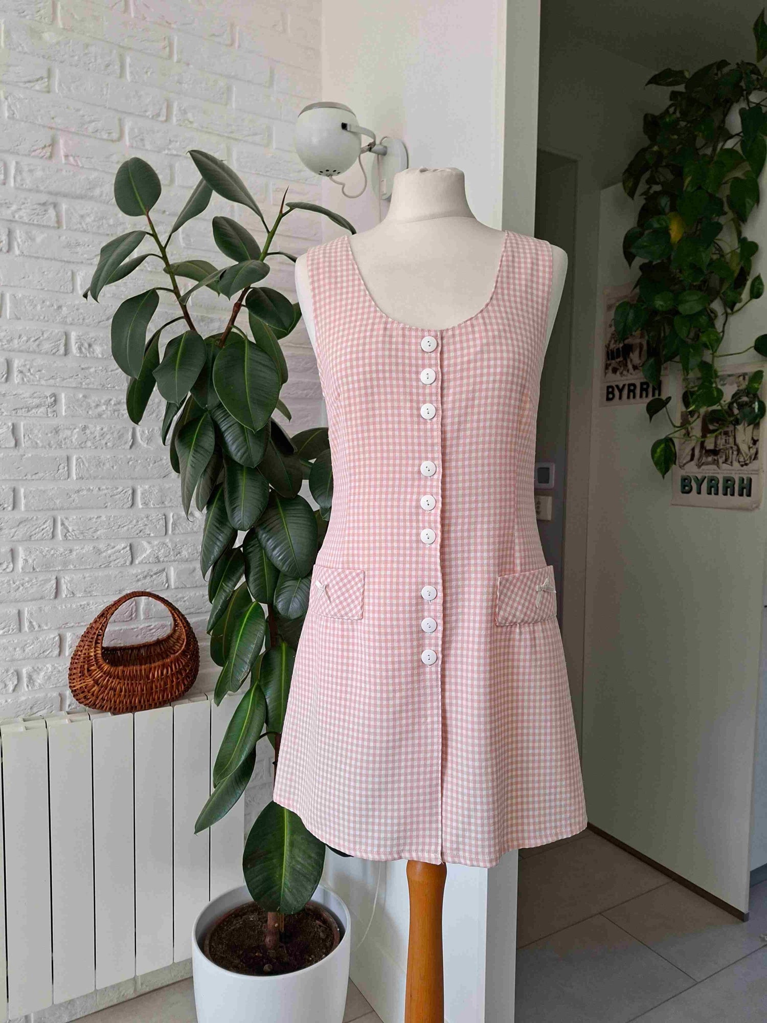 70's Vichy dress