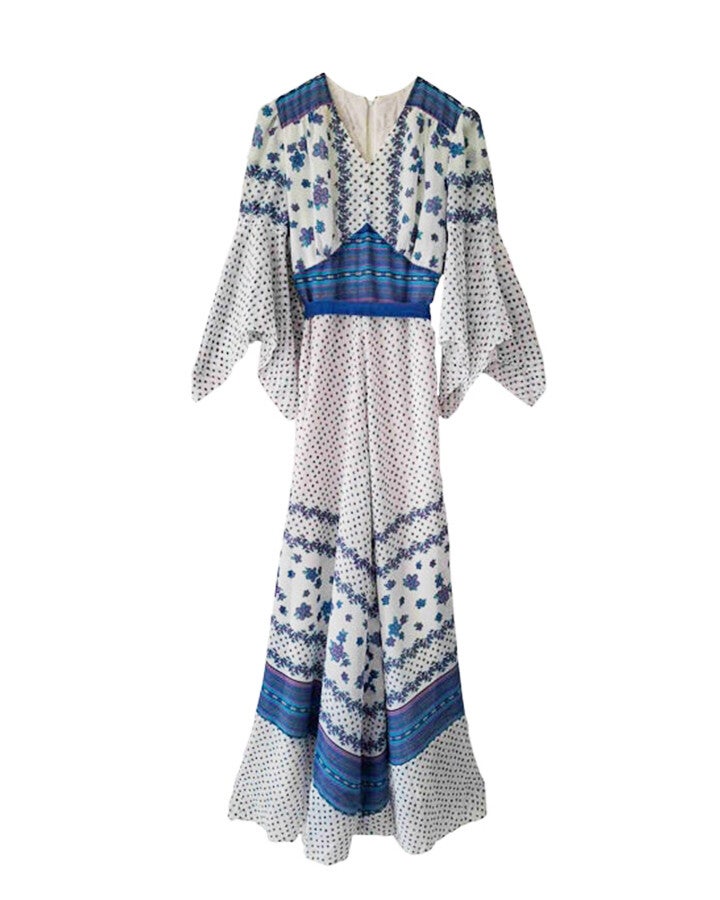 70's cotton dress