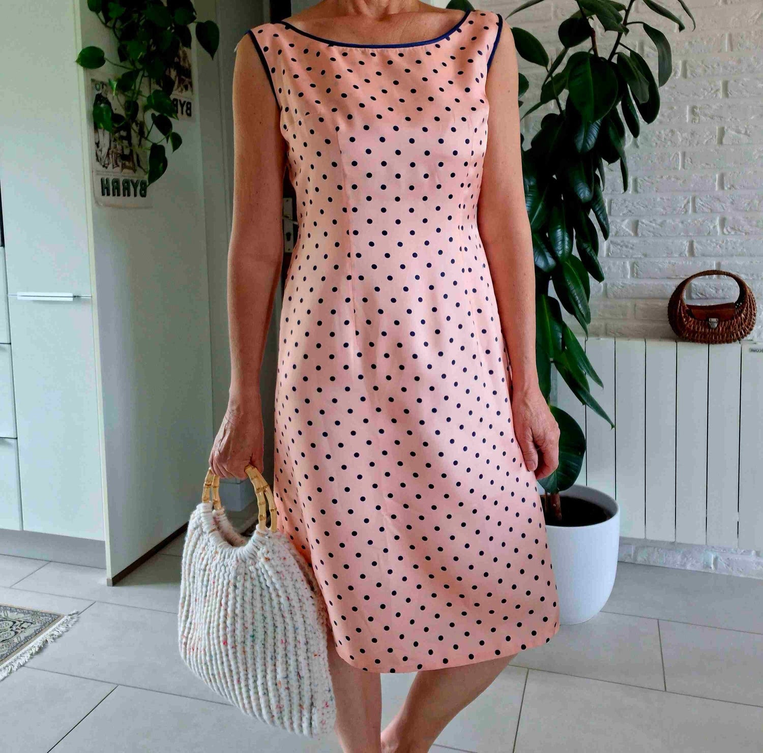 60's polka dot dress