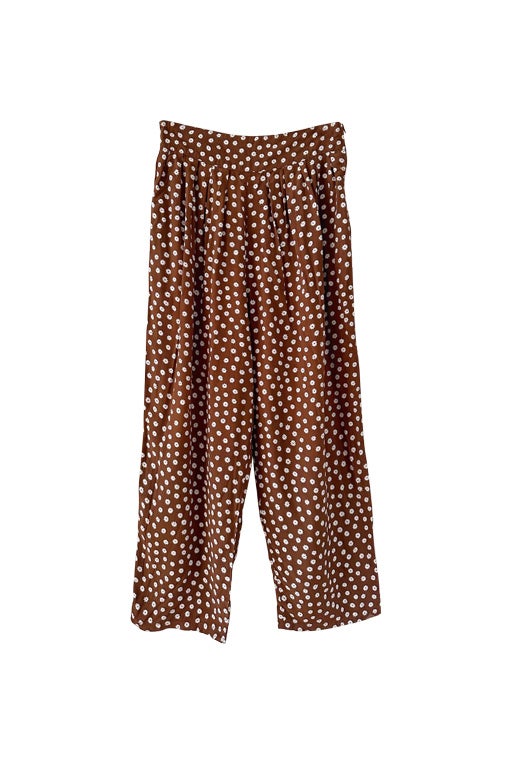 Pantalon à fleurs