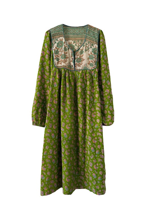 Paisley silk dress