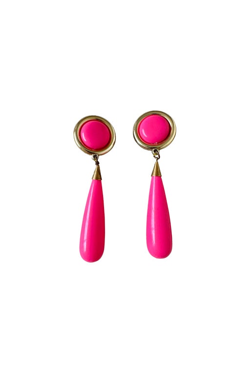 Boucles d'oreilles 80's en laiton