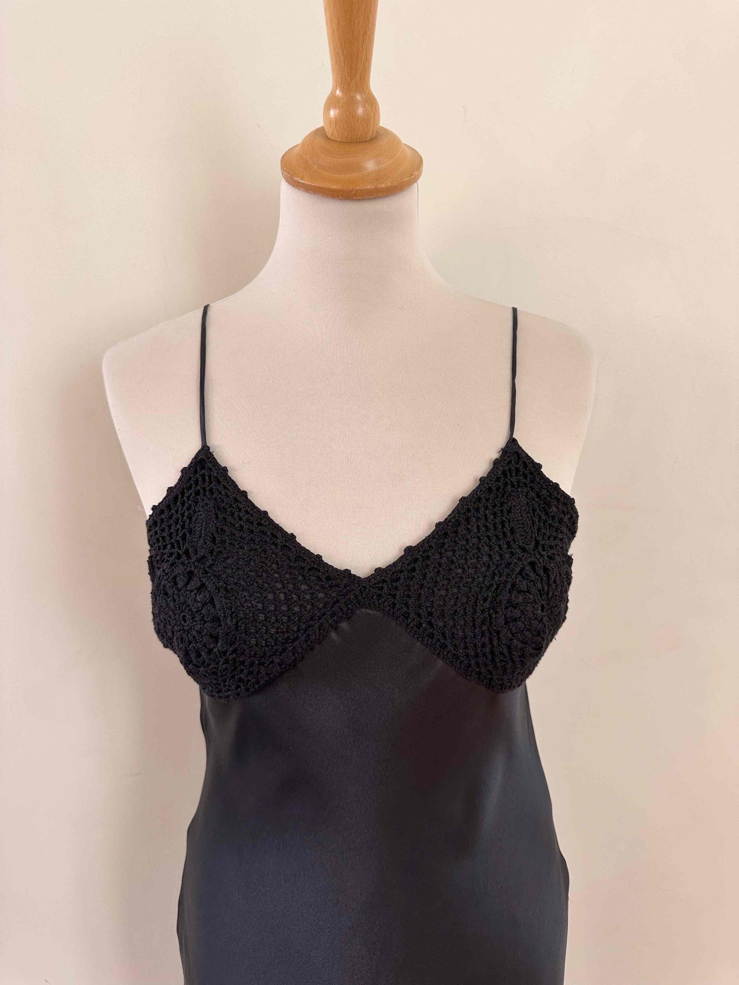 Robe nuisette en soie