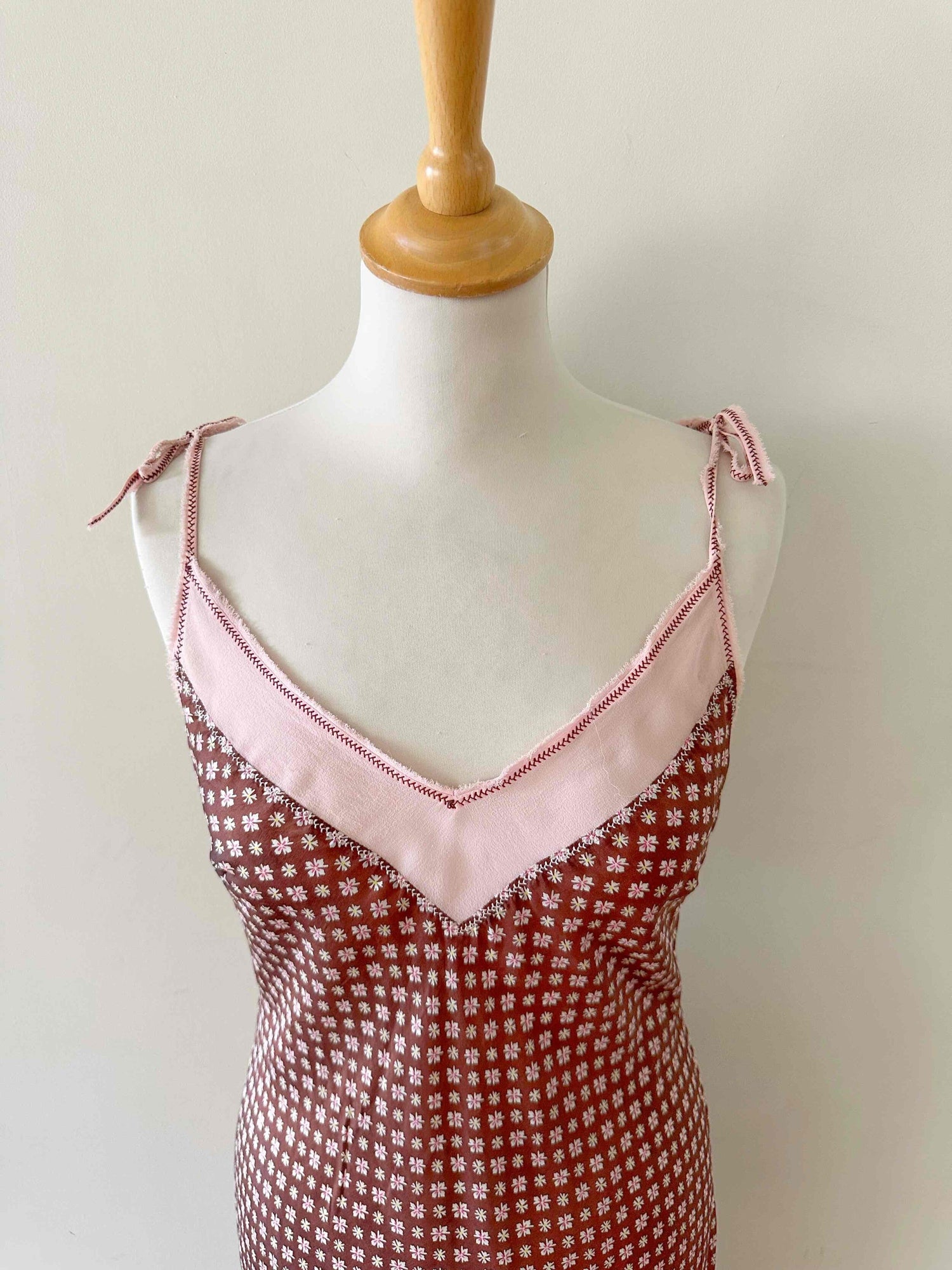 Robe nuisette en soie
