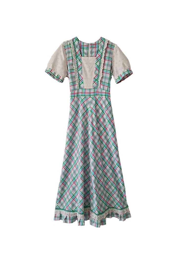 70's cotton dress