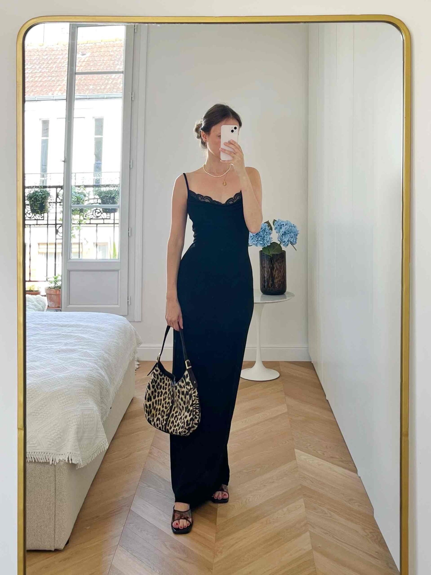 Robe avec dentelle 90's