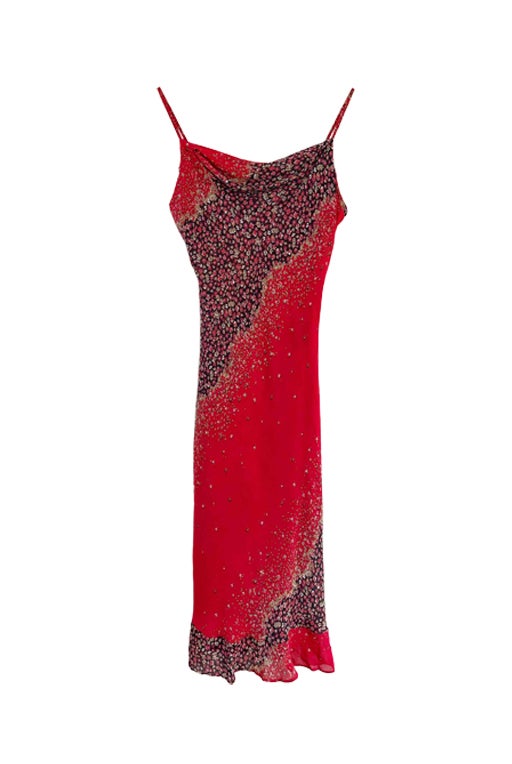 Floral print nightgown