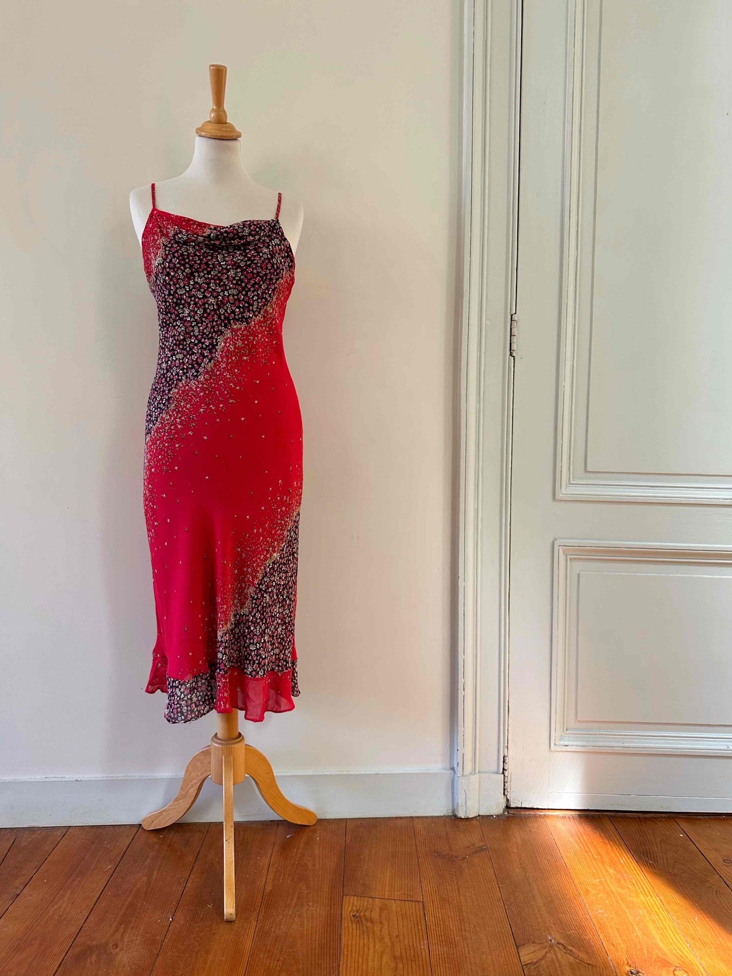 Floral print nightgown