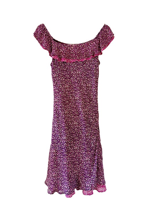 Floral print nightgown