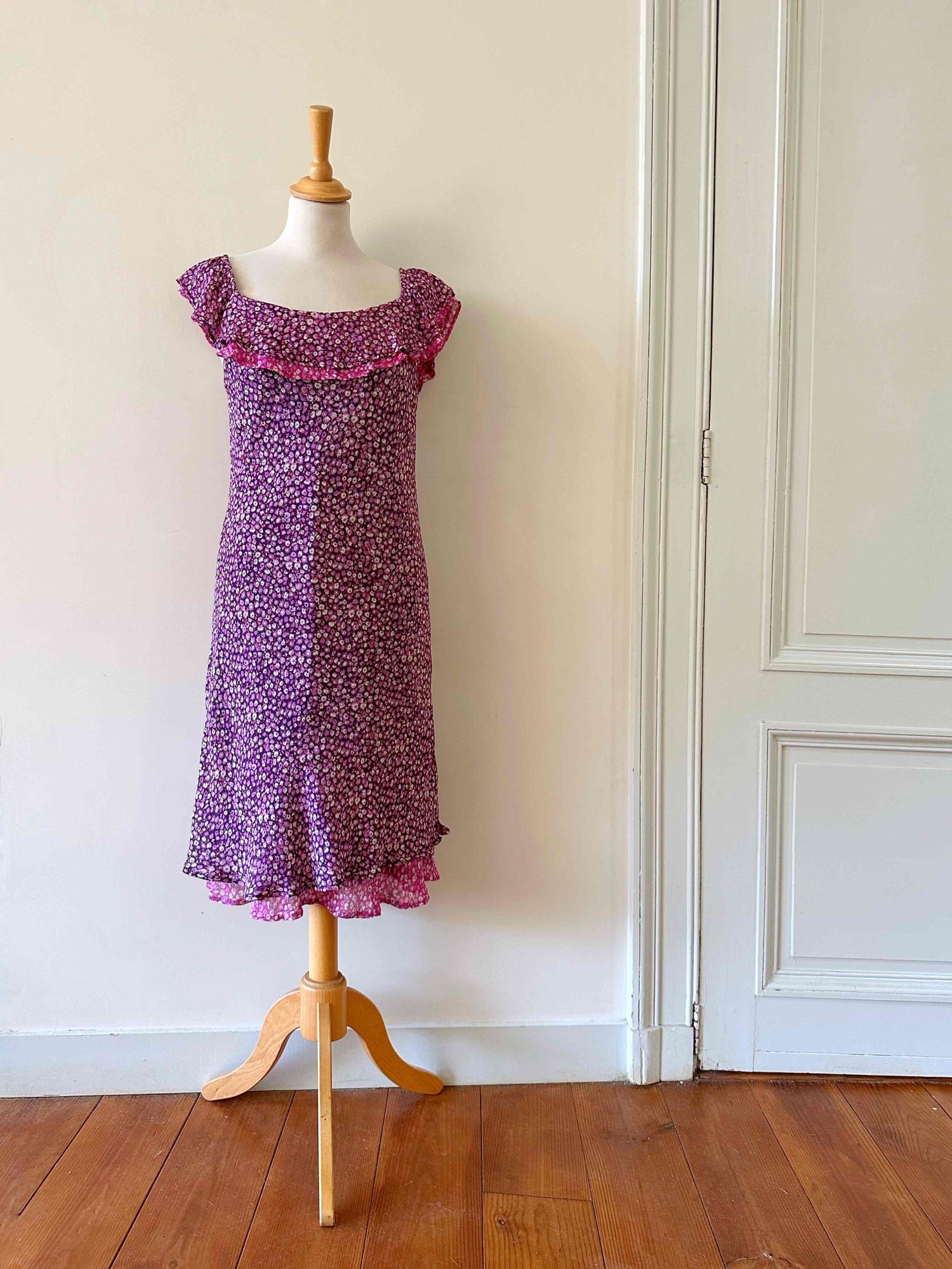 Floral print nightgown