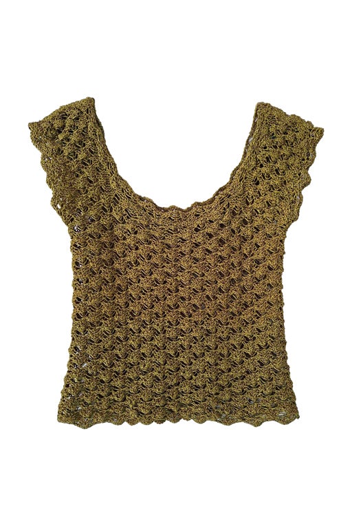 Top en crochet
