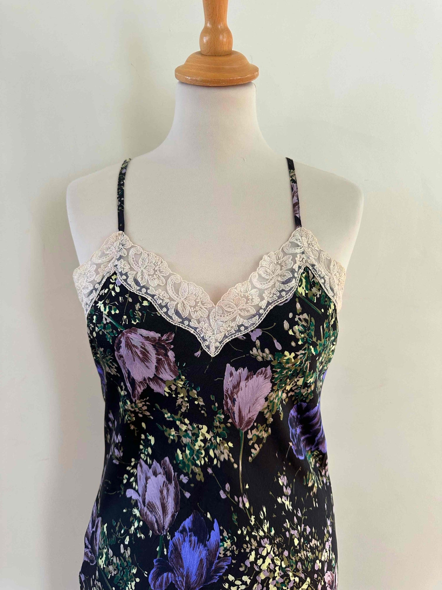 Robe nuisette en soie