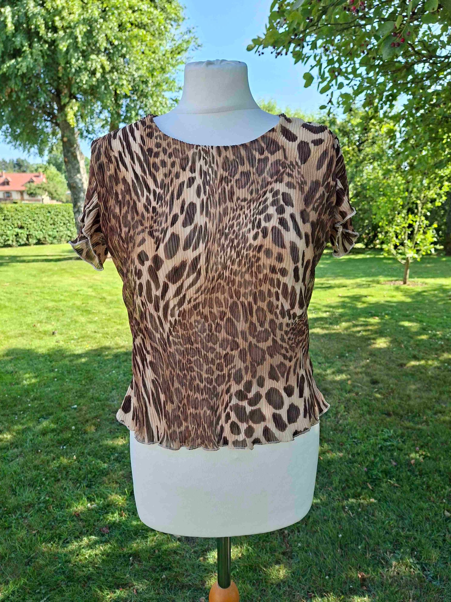 90s leopard top