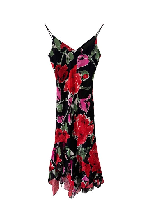 Floral print nightgown