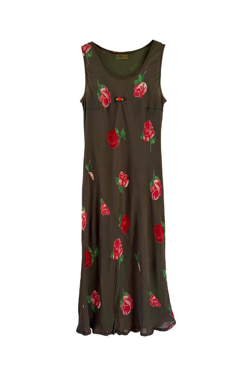 Floral print nightgown