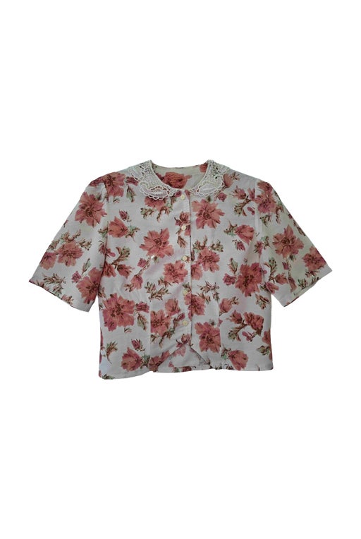 Top à fleurs