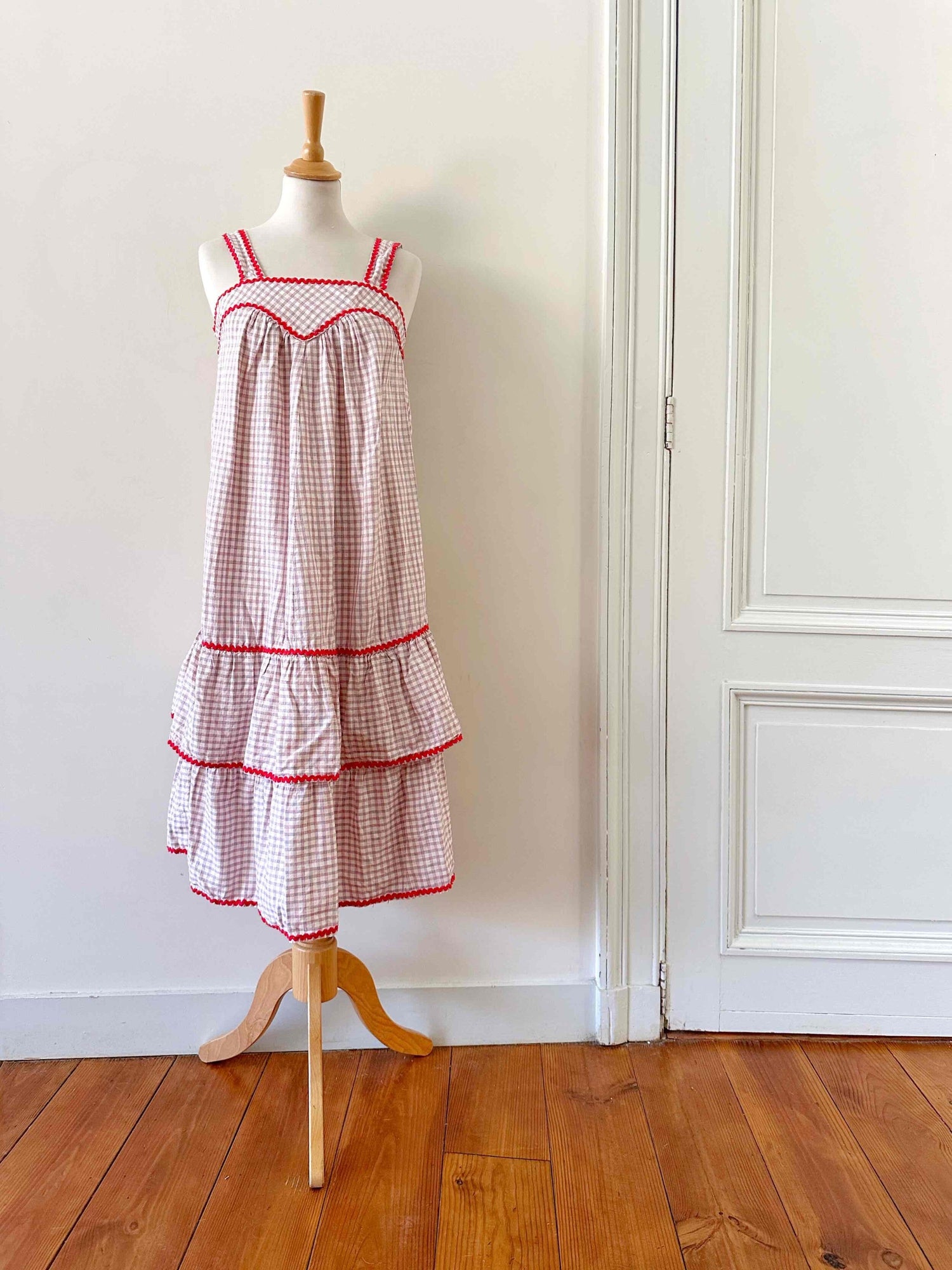 70's Vichy dress