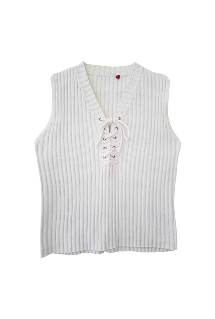 Top en coton côtelé