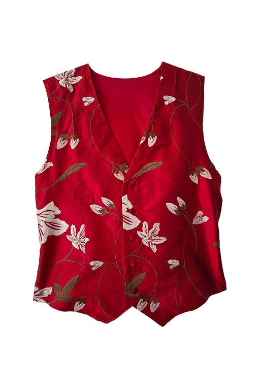 Gilet en soie