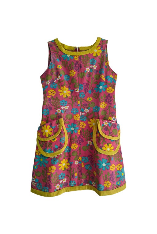 70's floral dress
