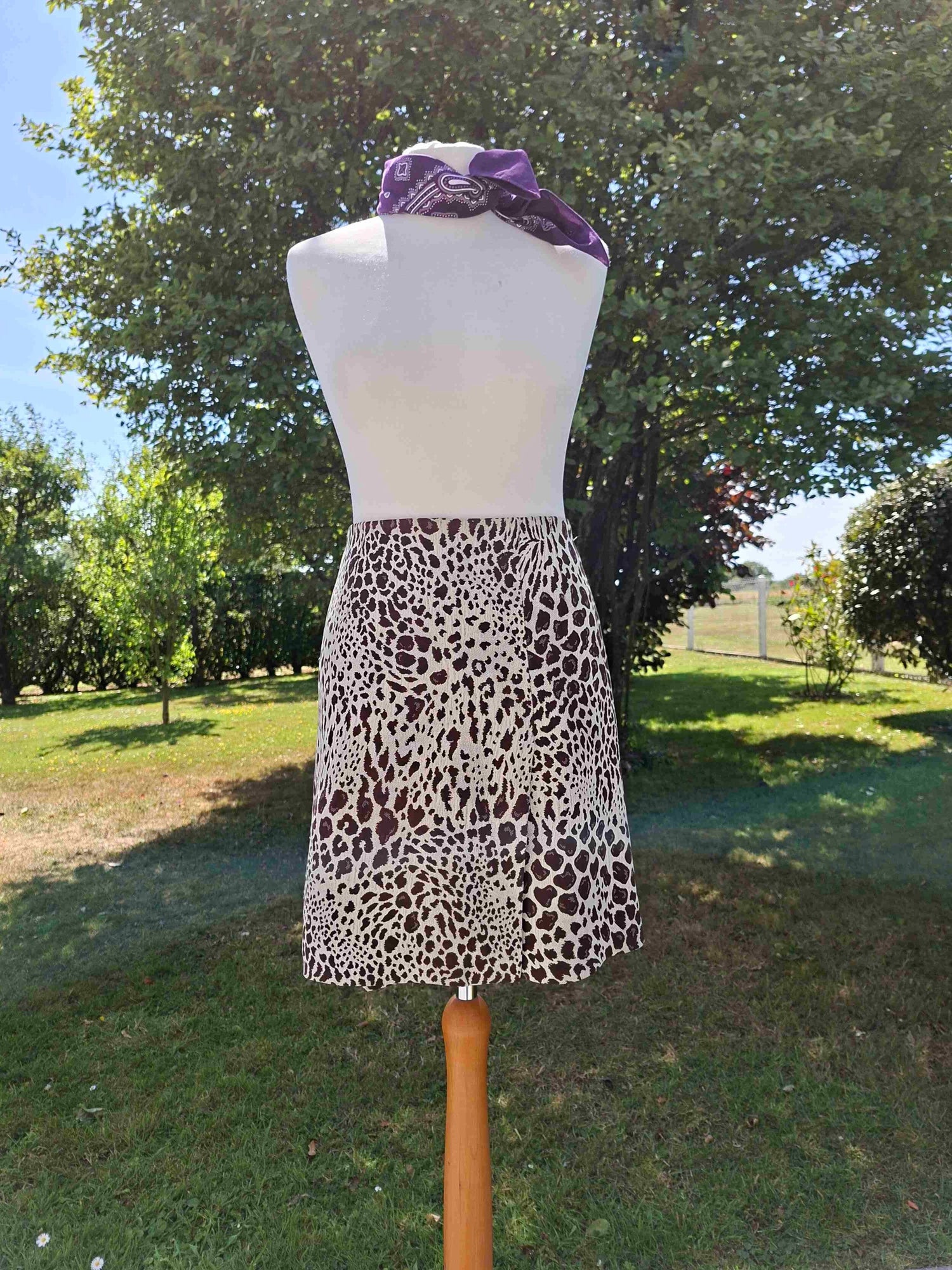 Leopard skirt